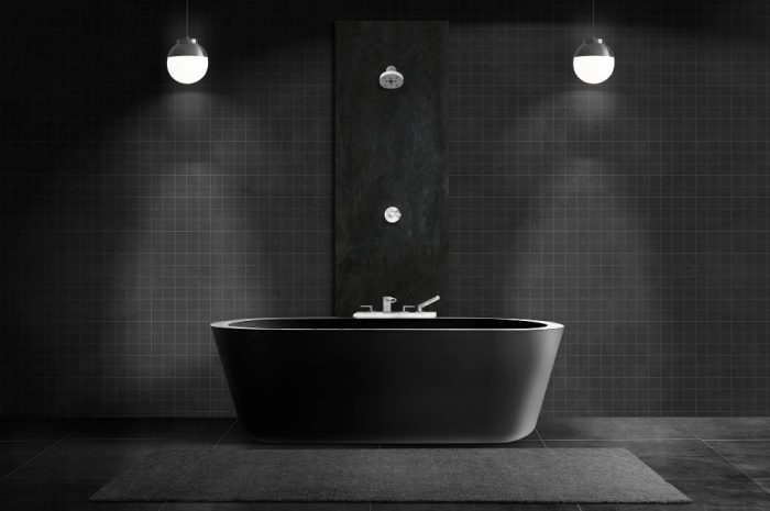 Łazienka w ciemnym kolorze – czy to dobry wybór?